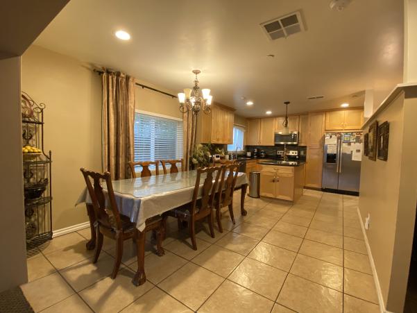 Dining room and kitchen at Rivendell